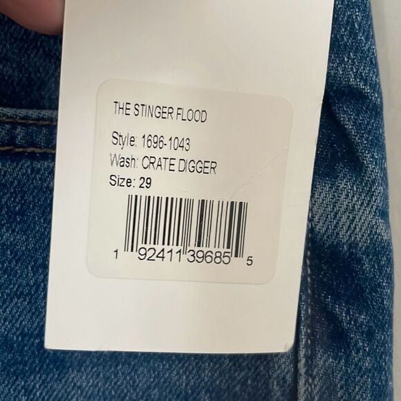 MOTHER Denim Stinger Flood Crate Digger Mid Rise Skinny Jeans Size 29 MWT - Picture 9 of 15
